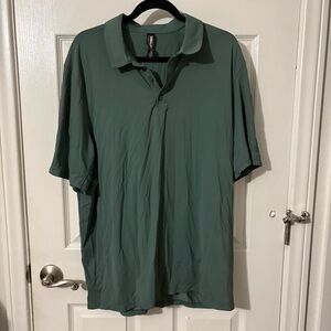 Kirkland Signature Men's Performance Polo Green XL